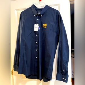 NWT XXL Drexel Button Down Navy by Oxford America